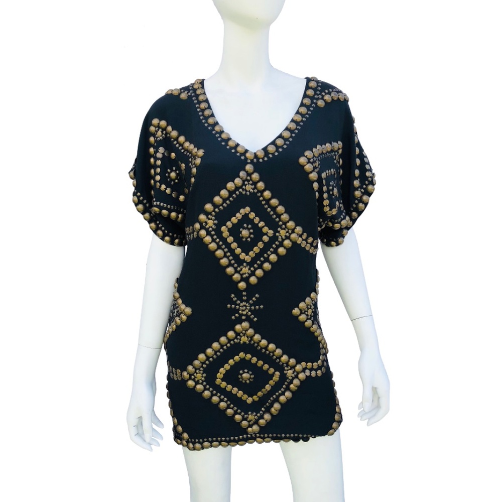 Sherri Bodell Studded Silk Dress